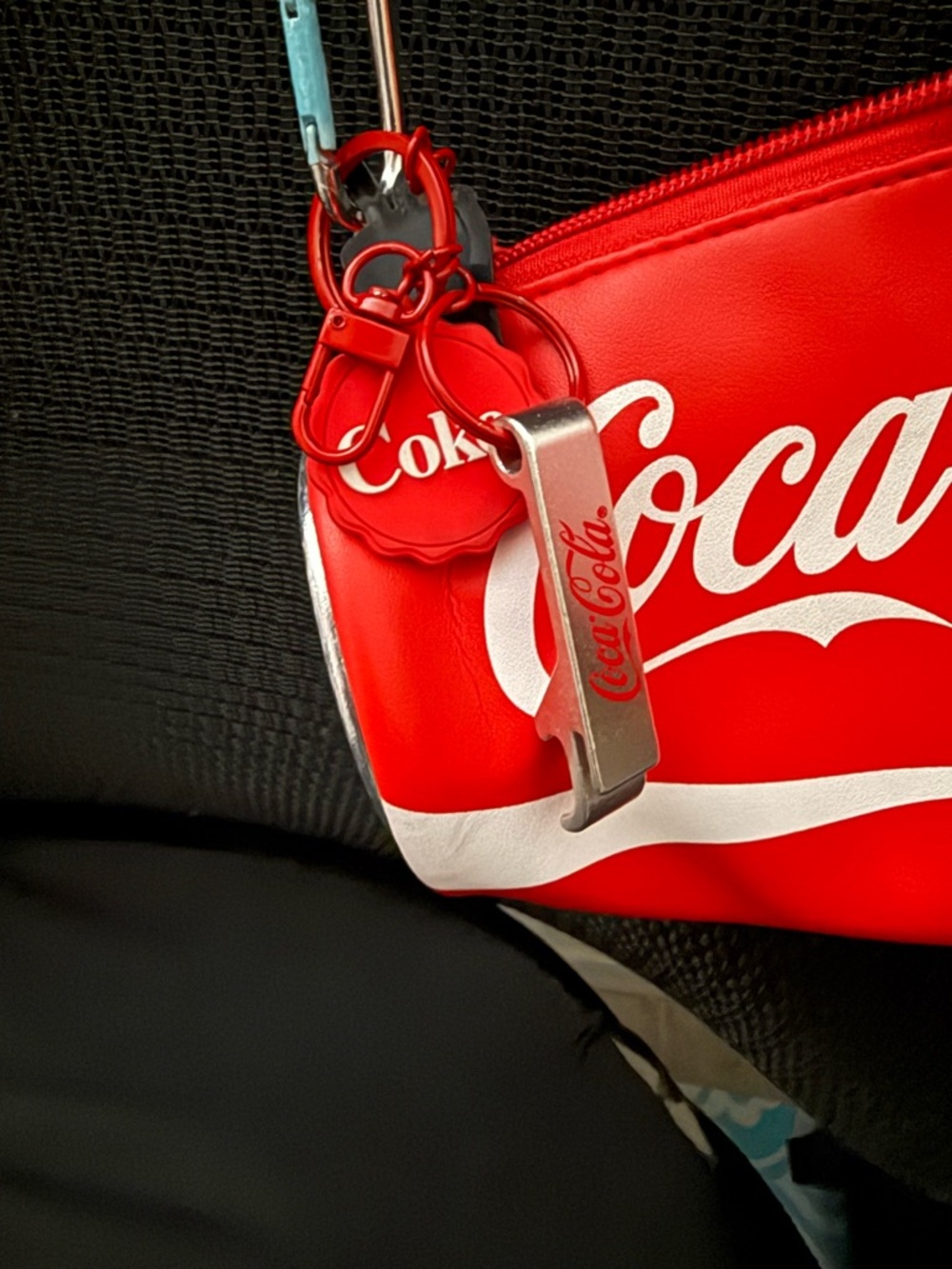 Coca-Cola Bright Red Logo Sling Pouch - Picture 3 of 3